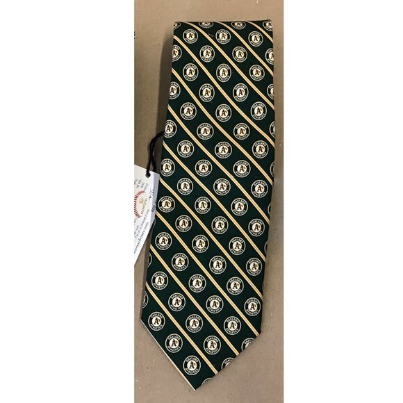 Vineyard Vines MLB Oakland Athletics Silk Tie